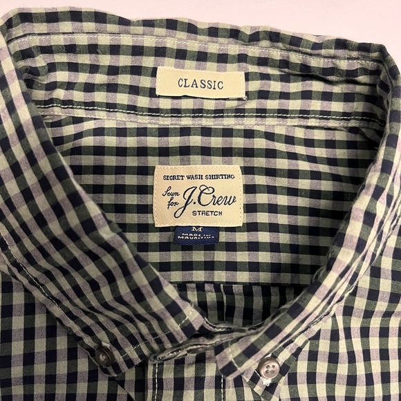 NEW J Crew Secret Wash shirt in faded gingham!!! - Picture 2 of 5